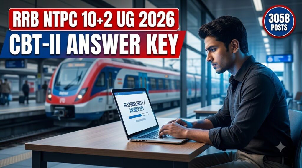 RRB NTPC 10+2 UG CBT-II Answer Key 2026, RRB NTPC UG CBT 2 Answer Key 2026, RRB NTPC 10+2 Answer Key 2026, RRB NTPC UG Answer Key 2026, RRB NTPC CBT-II Answer Key 2026, RRB NTPC CBT 2 Answer Key Download, RRB NTPC UG CBT 2 Answer Key, RRB NTPC 10+2 UG CBT-II, RRB NTPC CEN 07/2025, RRB NTPC 3058 Posts, RRB NTPC UG Exam Date 2026, RRB NTPC UG Response Sheet 2026, RRB NTPC UG Answer Key Objection, Railway NTPC UG Answer Key 2026, RRB NTPC UG Result 2026