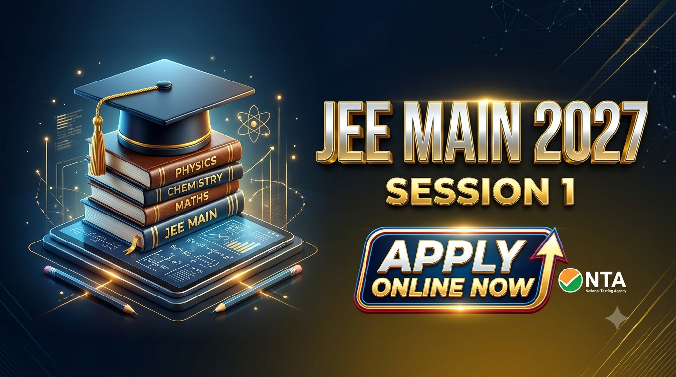 NTA JEE Main 2027 Session 1, JEE Main Registration 2027, JEE Main Application Form 2027, jeemain.nta.nic.in Online Form, JEE Main 2027 Exam Date Session 1, NTA JEE Main Eligibility Criteria