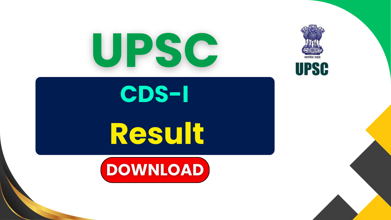 UPSC CDS‑I Result 2026, CDS‑I Merit List 2026, UPSC Defence Services Result, UPSC CDS‑I Recruitment 2026, upsc.gov.in result, CDS‑I Exam 2026