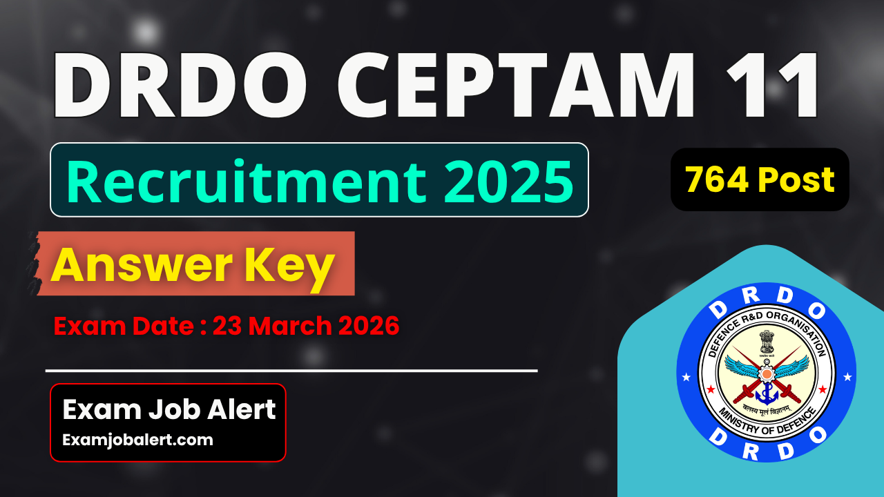 DRDO CEPTAM-11 Answer Key 2026, DRDO Technician-A Answer Key, Senior Technical Assistant-B Answer Key, CEPTAM-11 Response Sheet, DRDO Recruitment 2026, drdo.gov.in
