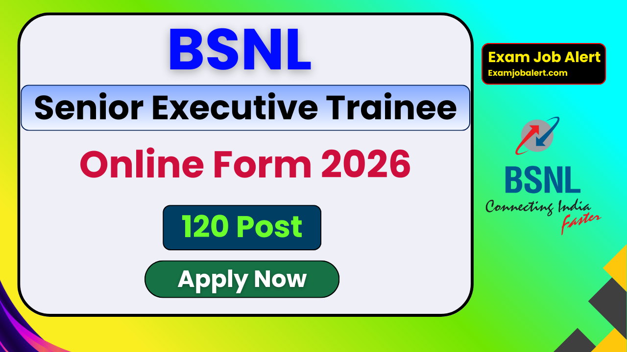 BSNL Senior Executive Trainee Online Form 2026, BSNL SET Recruitment 2026, BSNL Telecom Stream Vacancy, BSNL Finance Stream Vacancy, BSNL Recruitment Notification 2026, bsnl.co.in