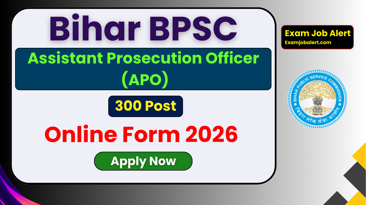 BPSC APO Recruitment 2026, Bihar APO Online Form 2026, BPSC APO Vacancy 2026, BPSC APO Notification 2026, bpsc.bihar.gov.in Apply Online