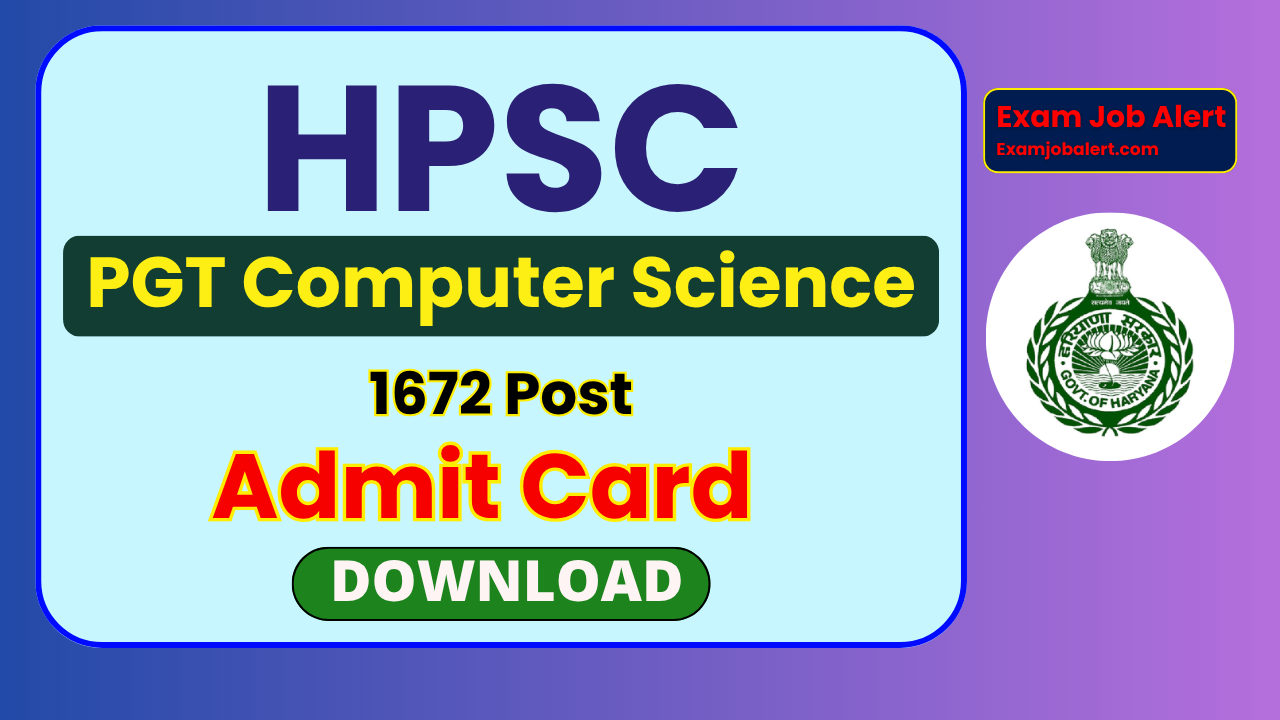 HPSC PGT Computer Science Exam Date 2026, HPSC PGT Notification 2026, HPSC PGT Recruitment Advt 23/2026, Haryana PGT Exam Schedule, HPSC PGT Online Form 2026, hpsc.gov.in