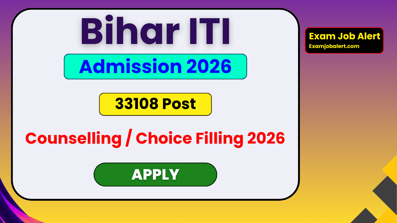 Bihar ITI CAT Counselling 2026, Bihar ITI CAT Choice Filling 2026, BCECEB ITI Admission 2026, Bihar ITI CAT Result 2026, Bihar ITI CAT Rank Card 2026, bceceboard.bihar.gov.in