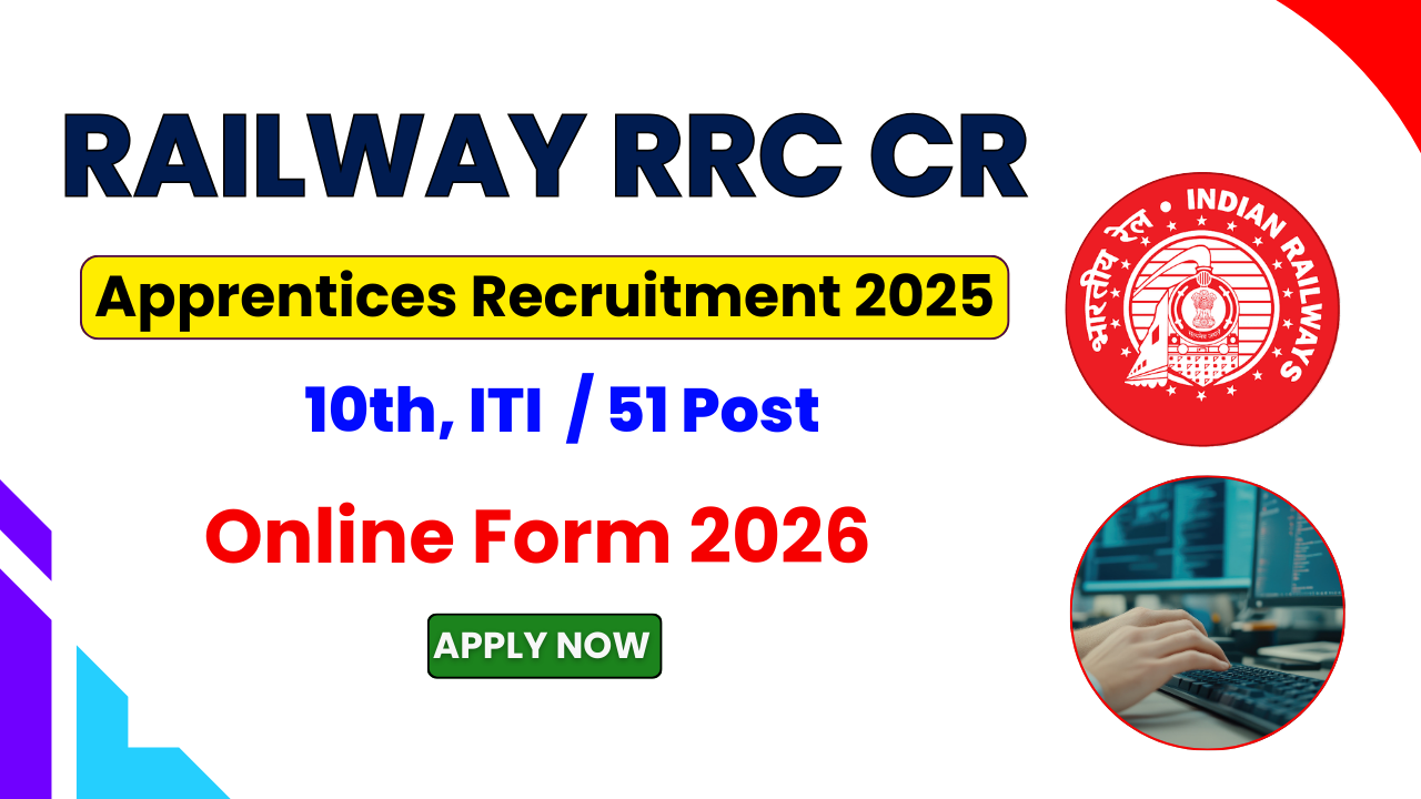 RRC CR Apprentice Recruitment 2026, RRC CR Apprentice Notification 2026, RRC CR Apprentice Vacancy 2026, RRC CR Apprentice Online Form 2026, RRC CR Apprentice Eligibility, RRC CR Apprentice Age Limit, RRC CR Apprentice Apply Online, rrccr.com