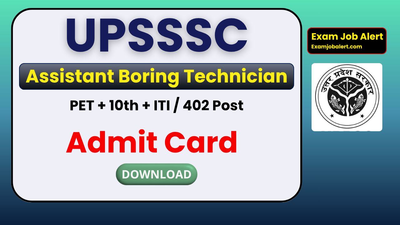 UPSSSC Assistant Boring Technician Result 2026, UPSSSC Eligibility Result 2026, UPSSSC ABT Vacancy 2026, UPSSSC Advt 04 Exam 2026, UPSSSC Online Form 2026, UPSSSC Recruitment 2026