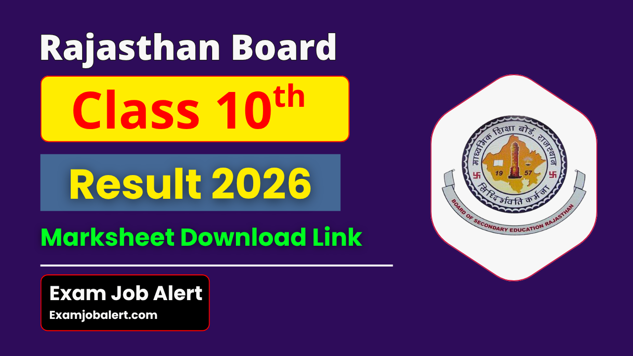 RBSE 10th Result 2026, Rajasthan Board Class 10 Result, RBSE High School Result 2026, Rajasthan Board 10th Marks, rajeduboard.rajasthan.gov.in, RBSE Result Download