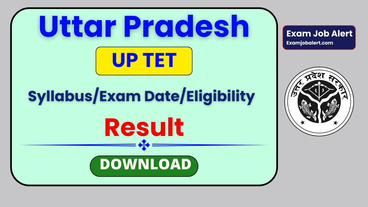 UPTET Result 2026, UPESSC TET Result 2026, Uttar Pradesh Teacher Eligibility Test Result, UPTET Notification 2026, upessc.up.gov.in