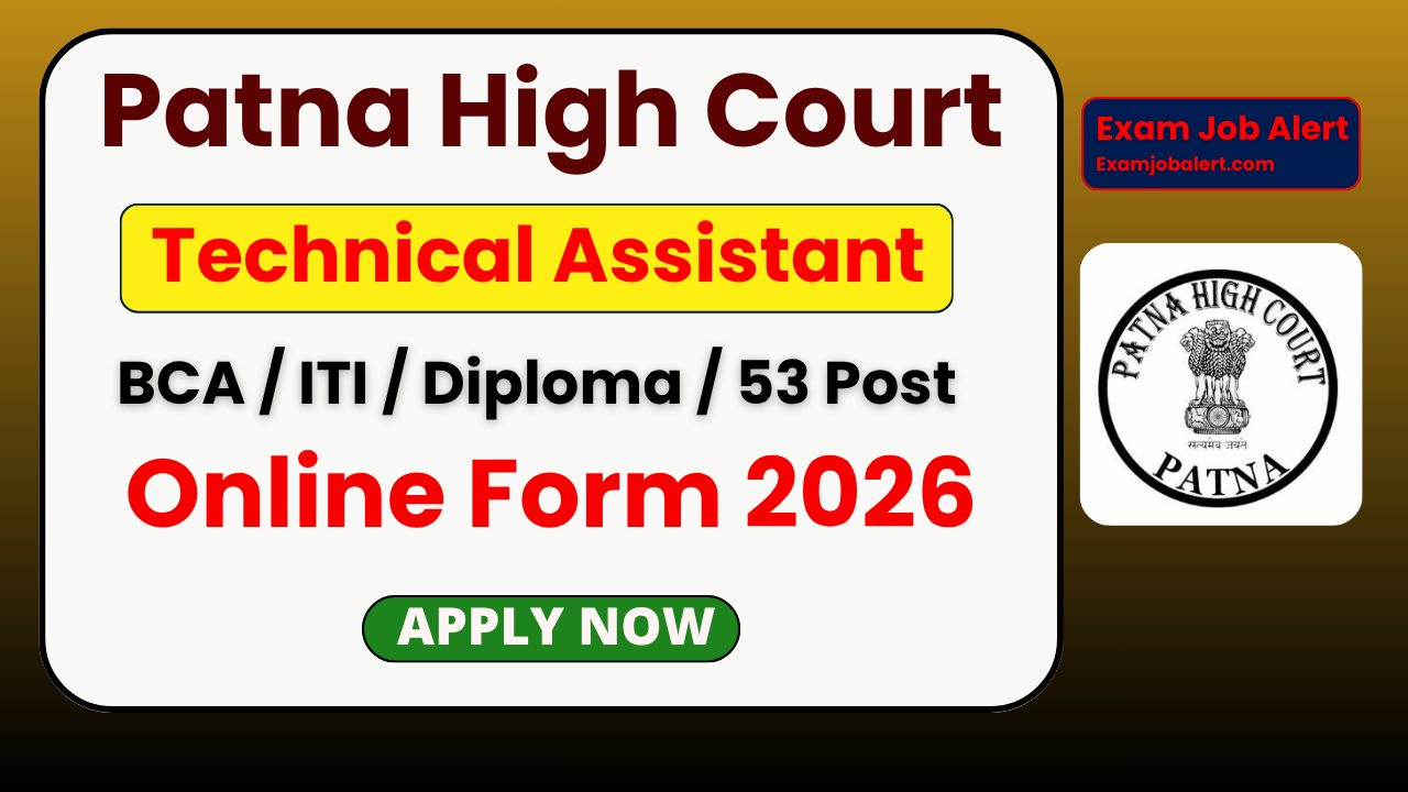 Patna High Court Technical Assistant Recruitment 2026, Patna HC Group-C Vacancy 2026, Patna HC Technical Assistant Online Form, PHC Recruitment 2026 Notification, Patna HC Technical Assistant Apply Online