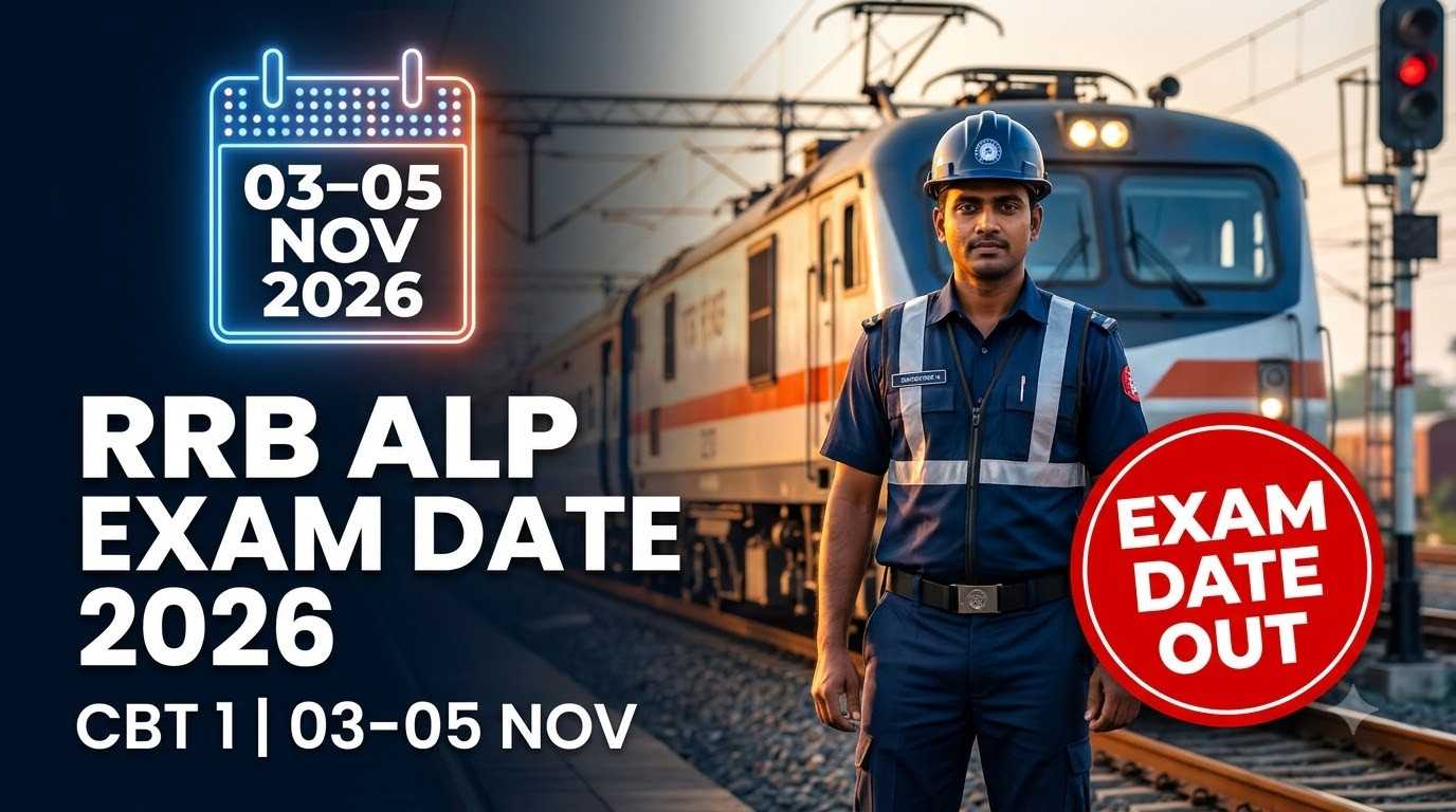RRB ALP Exam Date 2026, RRB ALP Recruitment 2026, RRB ALP Notification 2026, RRB ALP Admit Card 2026, rrbcdg.gov.in