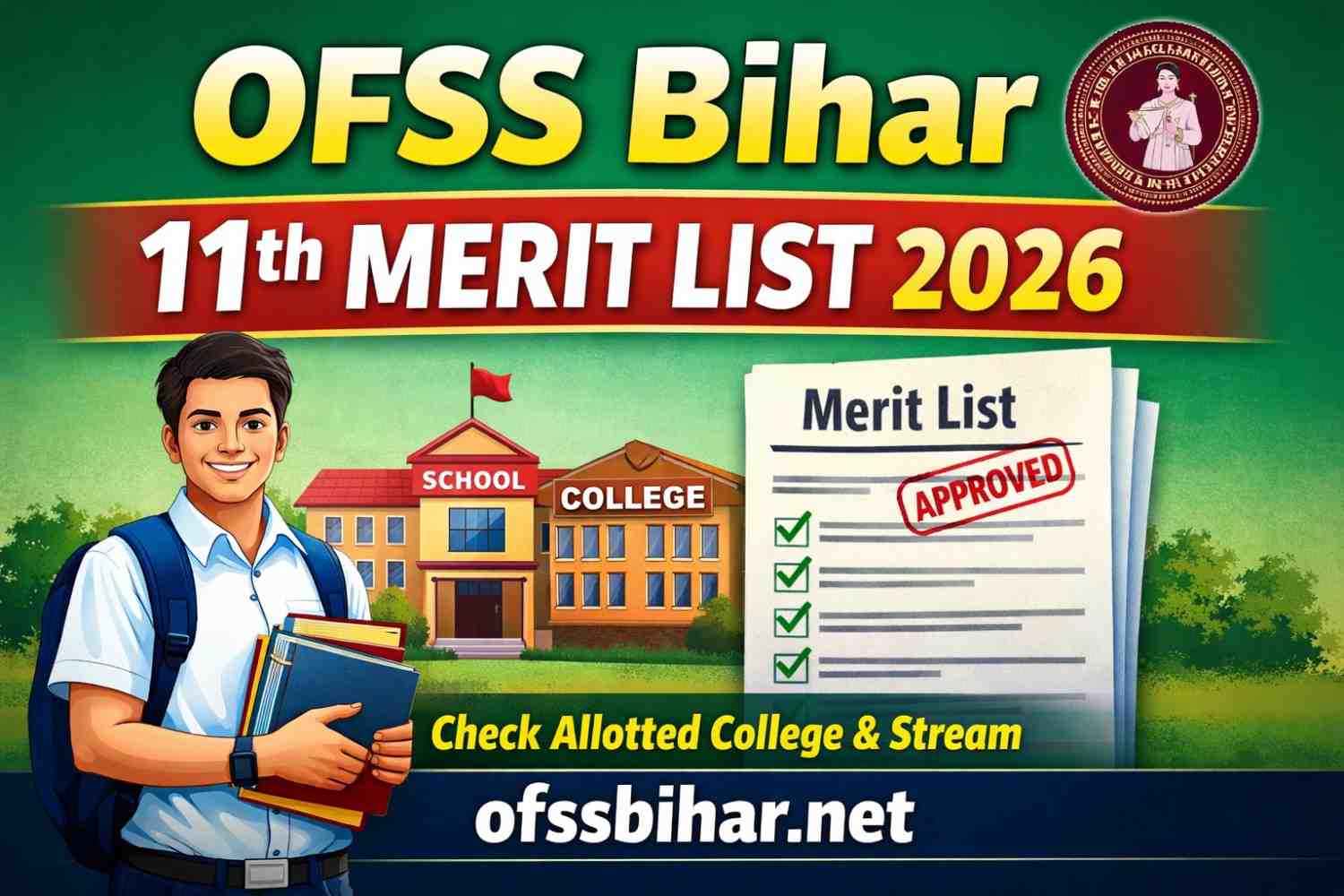 OFSS Bihar 11th 3rd Merit List 2026, Bihar Board Class 11 Admission 2026, OFSS Intimation Letter Download, OFSS Bihar Merit List 2026, BSEB OFSS Admission 2026, OFSS Bihar Official Website