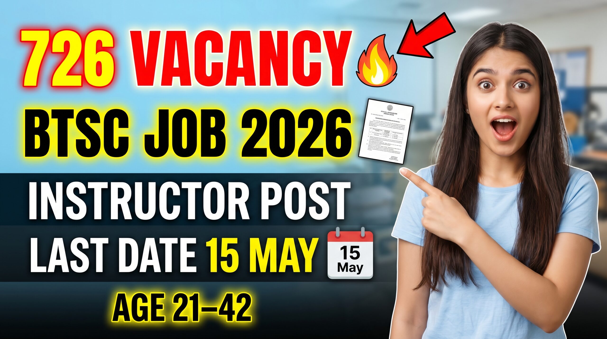 Bihar BTSC Instructor Recruitment 2026, BTSC Instructor Vacancy 2026, Bihar Technical Service Commission Jobs, Instructor Online Form 2026, BTSC Advt. No. 14‑23/2026, btsc.bihar.gov.in