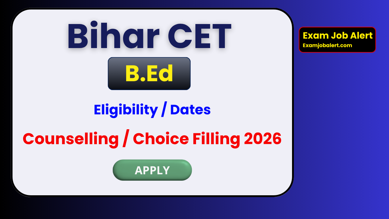 Bihar CET B.Ed Result 2026, BRABU CET B.Ed Counselling 2026, Bihar B.Ed Choice Filling 2026, CET B.Ed Online Counselling 2026, biharcetbed-brabu.in