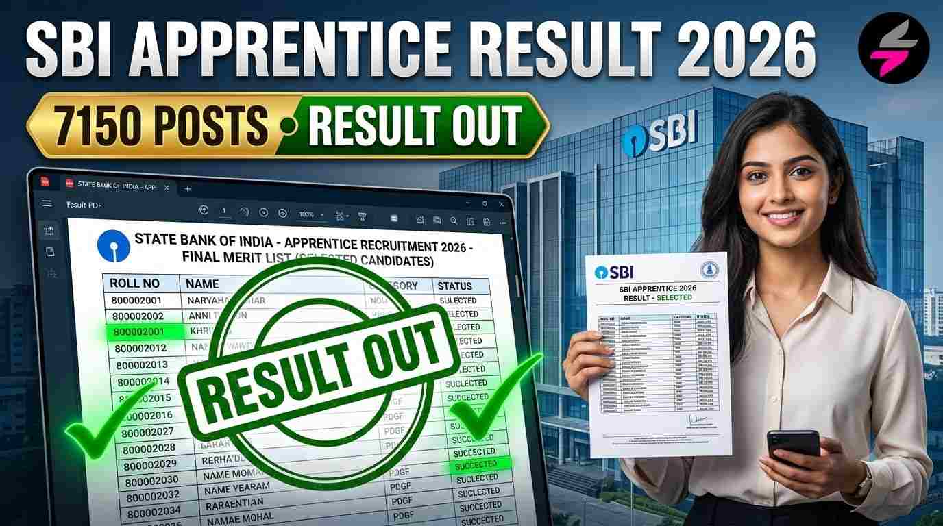 SBI Apprentice Result 2026, SBI Apprentice Recruitment 2026, SBI Apprentice Exam 2026, SBI Apprentice Result Download, sbi.co.in