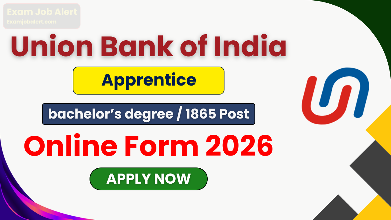Union Bank Apprentice Recruitment 2026, Union Bank Apprentice Vacancy 2026, Union Bank Online Form, Union Bank Notification 2026, Union Bank Apprentice Eligibility, Union Bank Apprentice Exam 2026