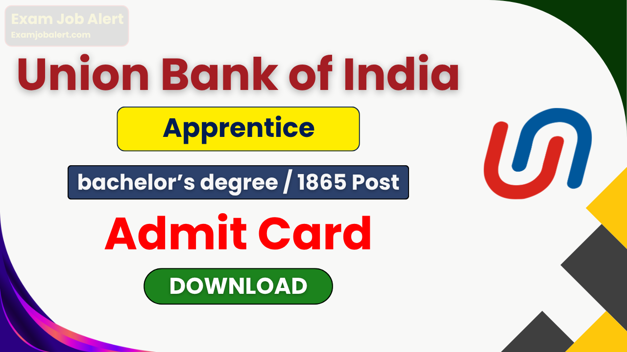 Union Bank Apprentice Exam Date 2026, UBI Apprentice Exam 2026, Union Bank Recruitment 2026, Union Bank Apprentice Admit Card 2026, UBI Apprentice Schedule 2026, unionbankofindia.co.in Exam Date 2026