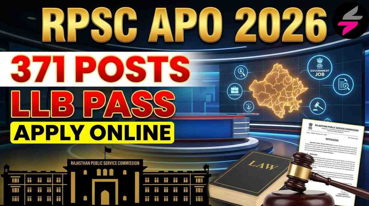 RPSC APO Recruitment 2026, RPSC APO Vacancy 2026, RPSC APO Online Form 2026, RPSC APO Eligibility 2026, RPSC APO Age Limit 2026, rpsc.rajasthan.gov.in APO