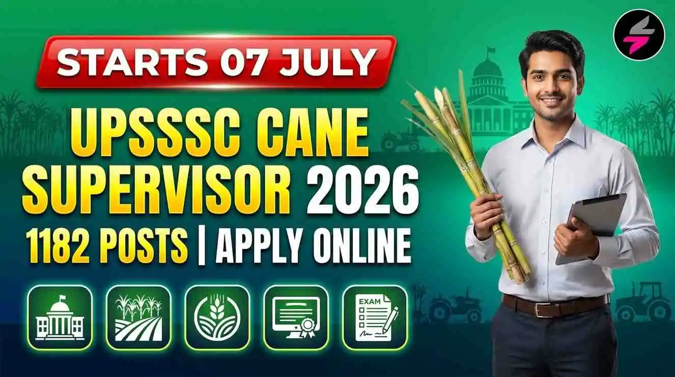 UPSSSC Cane Supervisor Recruitment 2026, UPSSSC Cane Supervisor Vacancy 2026, UPSSSC Online Form 2026, UPSSSC Cane Supervisor Eligibility, UPSSSC Cane Supervisor Age Limit 2026, UPSSSC Cane Supervisor Selection Process