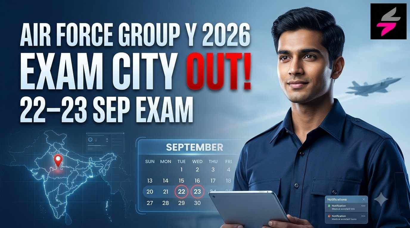 Indian Air Force Group Y Exam City 2026, IAF Medical Assistant Airmen Intake 02/2027, Agniveer Vayu Group Y Exam Schedule 2026, agnipathvayu.cdac.in