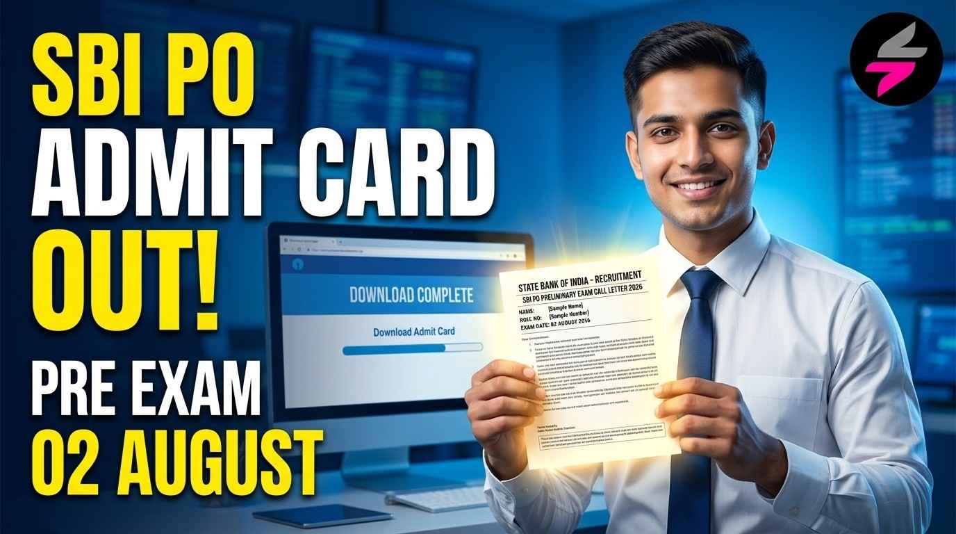 SBI PO Pre Admit Card 2026, SBI PO Recruitment 2026, SBI PO Preliminary Exam 2026, SBI PO Hall Ticket 2026, SBI Careers Portal