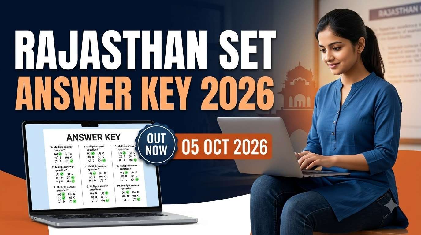 Rajasthan SET Answer Key 2026 Out, Download State Eligibility Test Answer Key