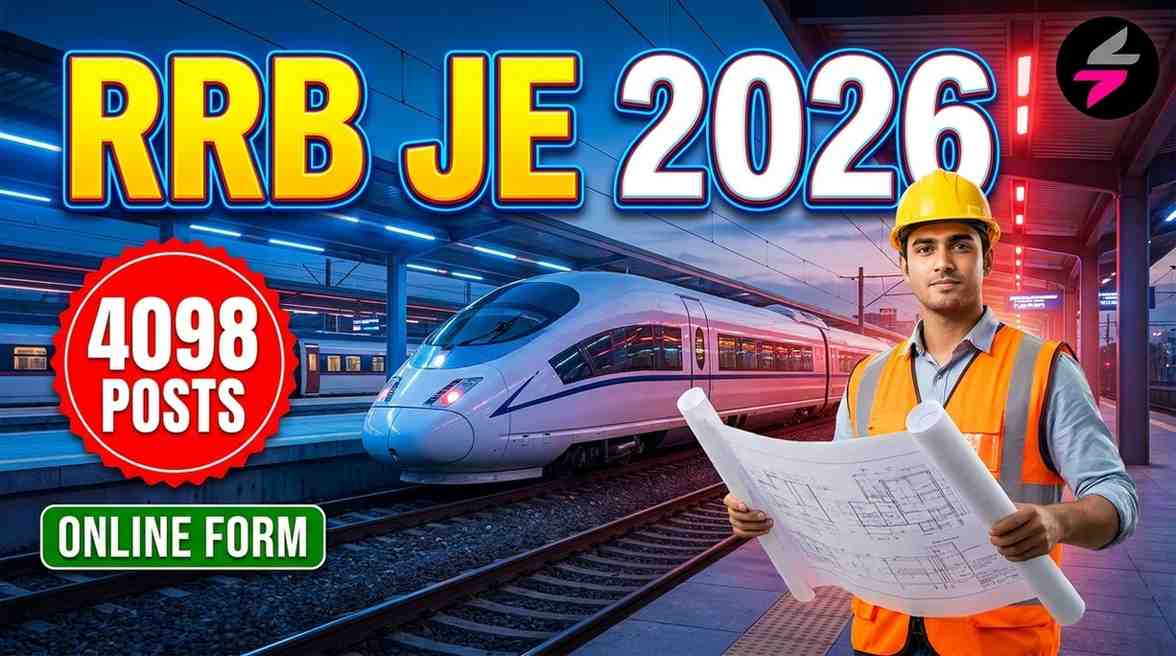 RRB JE Recruitment 2026, RRB JE Online Form 2026, RRB JE Age Limit 2026, RRB JE Eligibility 2026, RRB Official Website