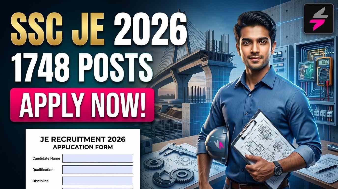 SSC JE Online Form 2026, SSC JE Recruitment 2026, SSC JE Eligibility 2026, SSC JE Age Limit 2026, SSC JE Vacancy 2026, ssc.nic.in